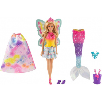 Set de regalo Fairytale Dress Up Barbie Dreamtopia (rubia)